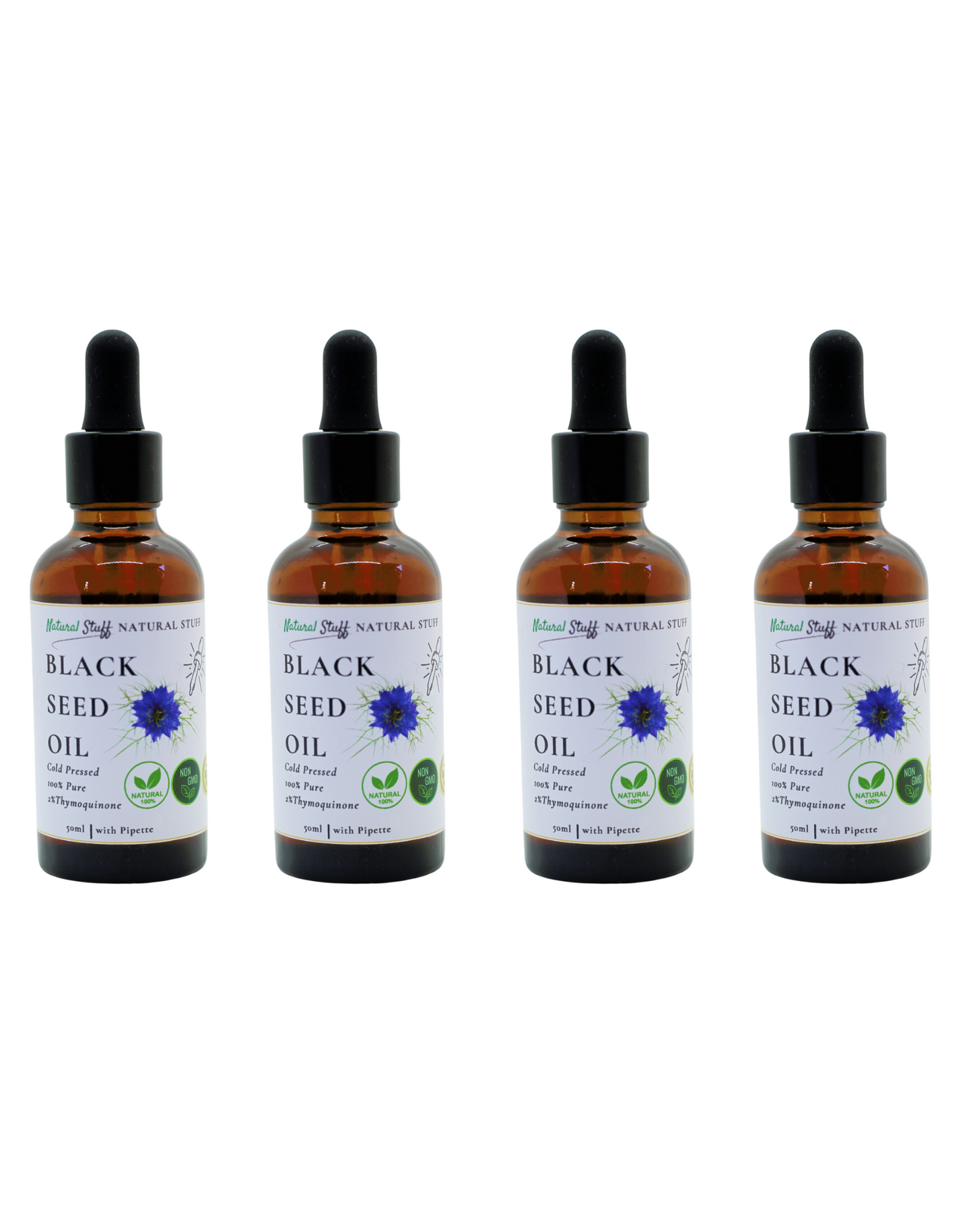 Natural Stuff Premium Black Seed Oil, 100% Natural, The Universal Remedy 50ml