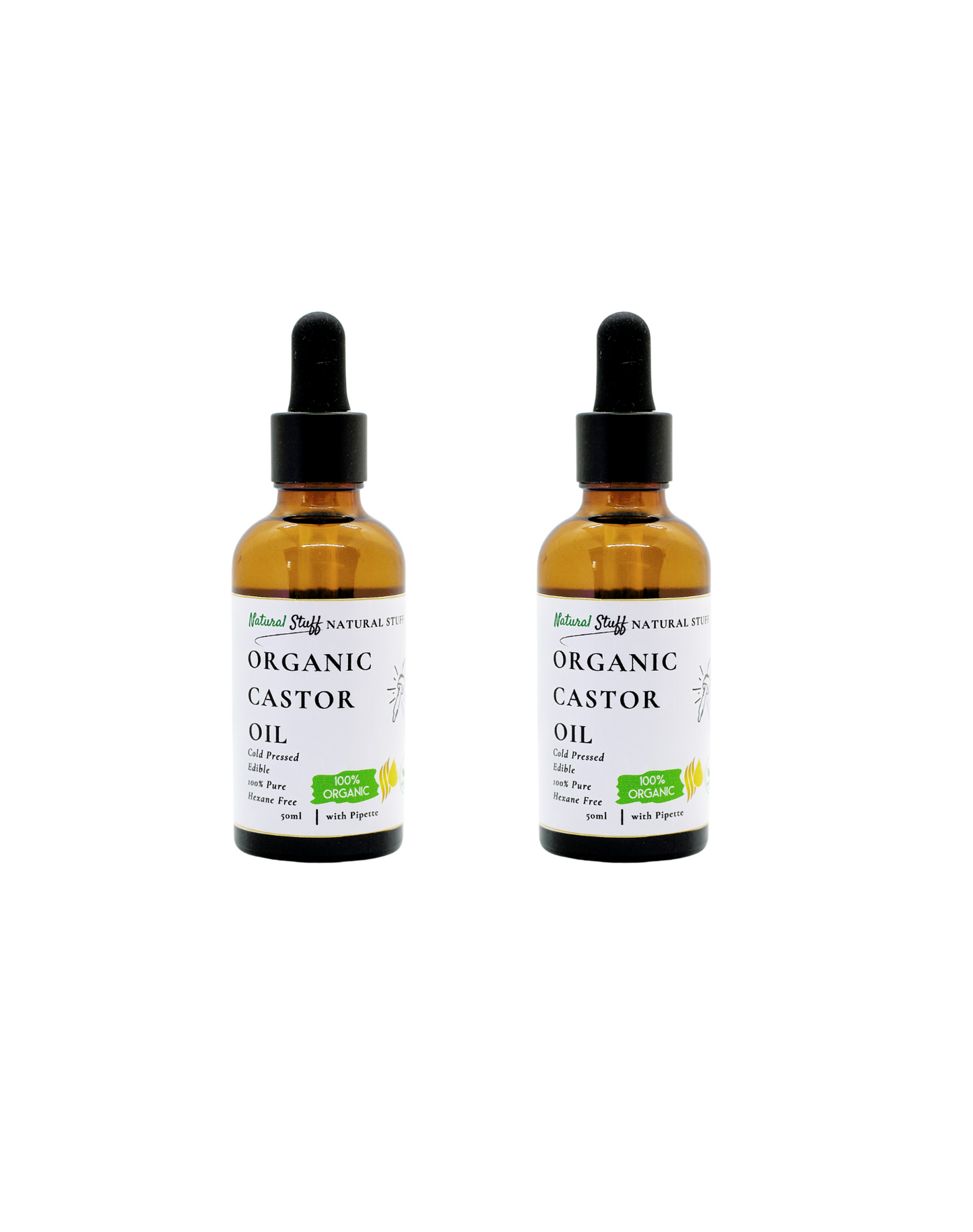 Natural Stuff Organic Castor Oil for Hair & Skin