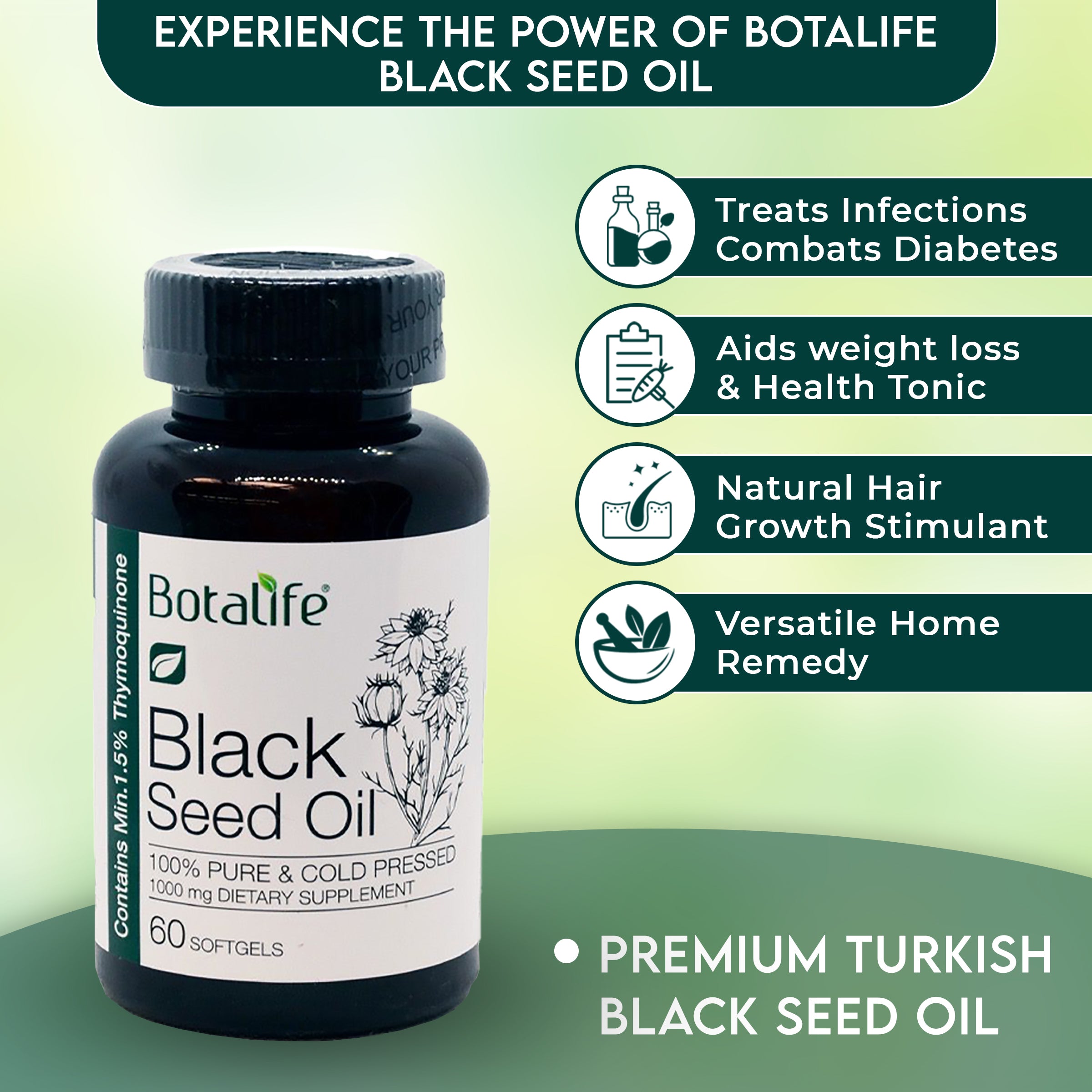 Botalife Black seed oil aids weight loss