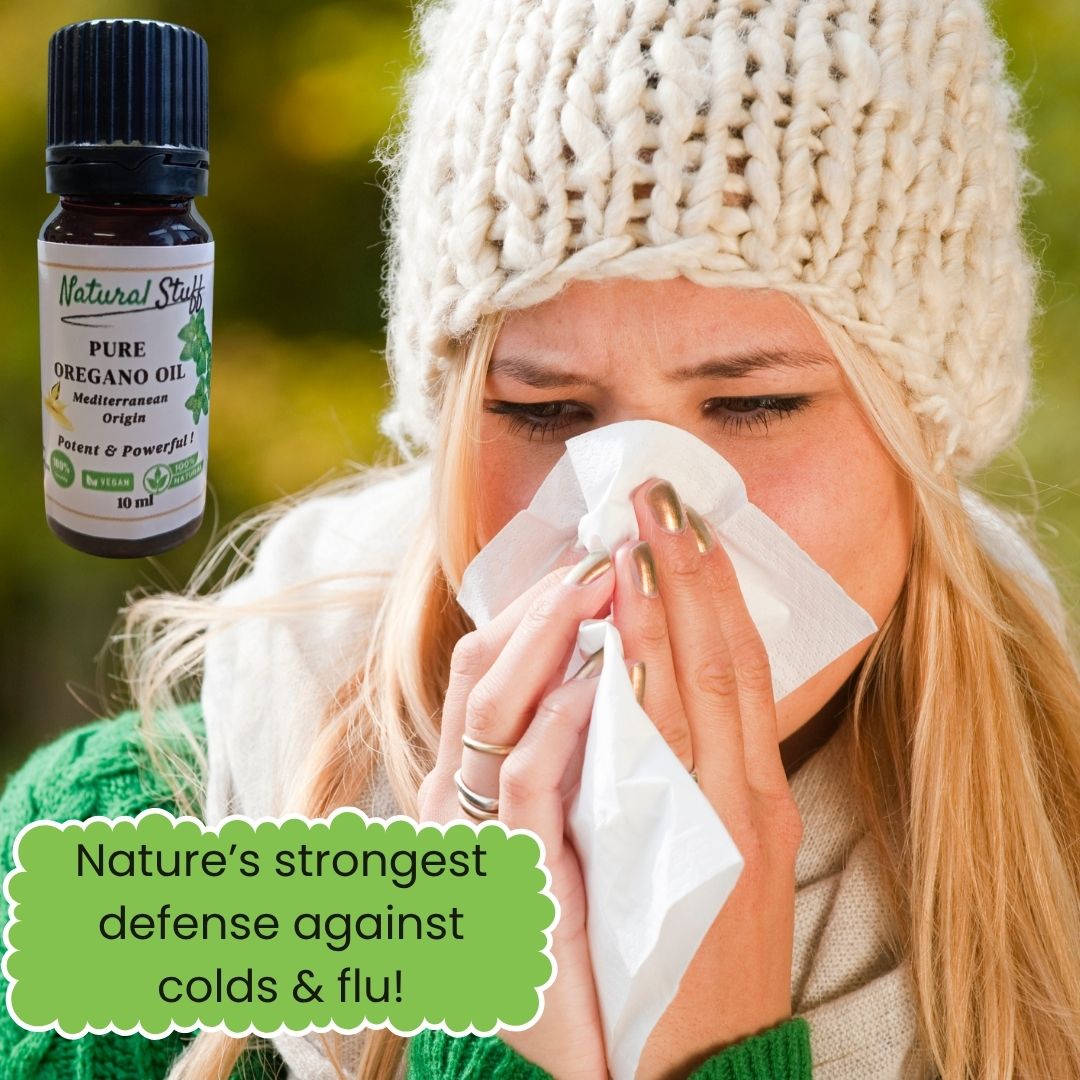 Natural Stuff Pure Premium Oregano Oil Nature's Most Powerful Antibiotic - 10 ml