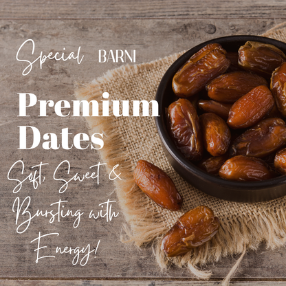 Natural Stuff Barni Dates - High Energy, Fiber-Rich Natural Snack 1kg