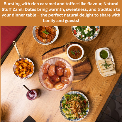 Natural Stuff Zamli Dates - Deliciously Soft & Full of Natural Goodness 1kg