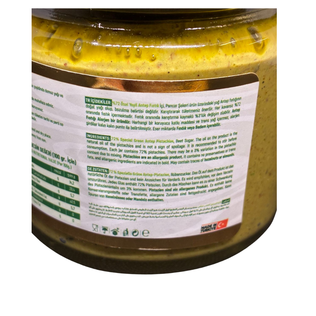 Close-up of a jar with a label on a white background