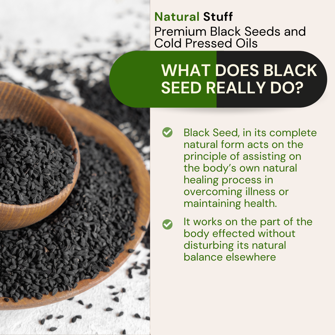 Natural Stuff Premium Quality Black Cumin Seeds 100% Natural 500g