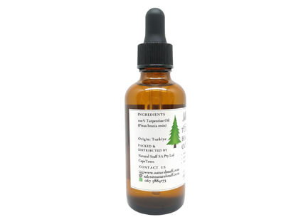 Bottle of tallow tincture with a dropper on a white background