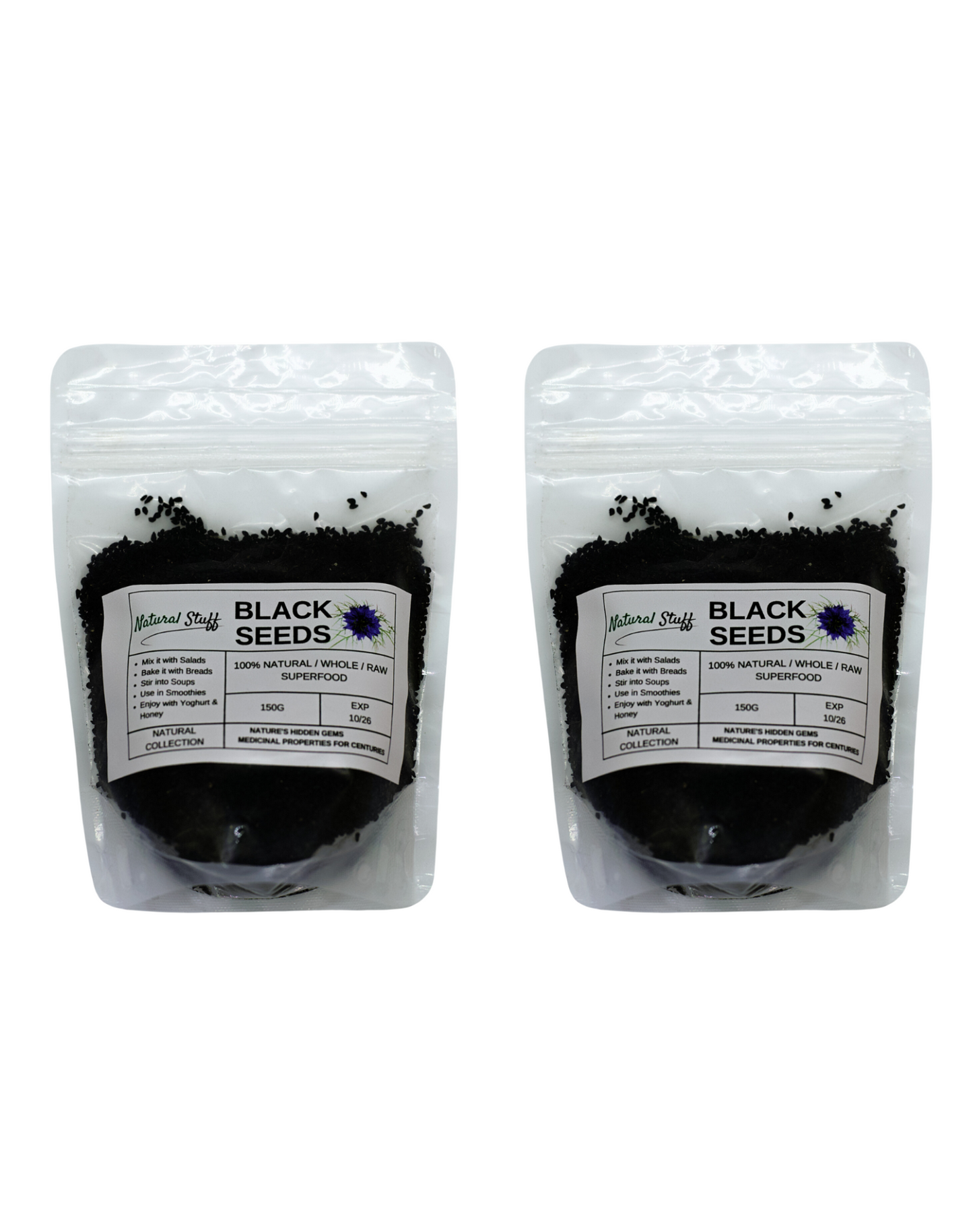 Natural Stuff Premium Quality Black Cumin Seeds 100% Natural 150g