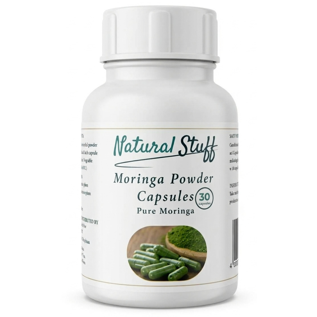 Natural Stuff Moringa Powder Capsules 400mg – Pure Moringa Leaf