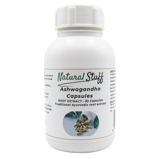 Natural Stuff Ashwagandha Root Capsules 450mg – Herbal Adaptogen Supplement