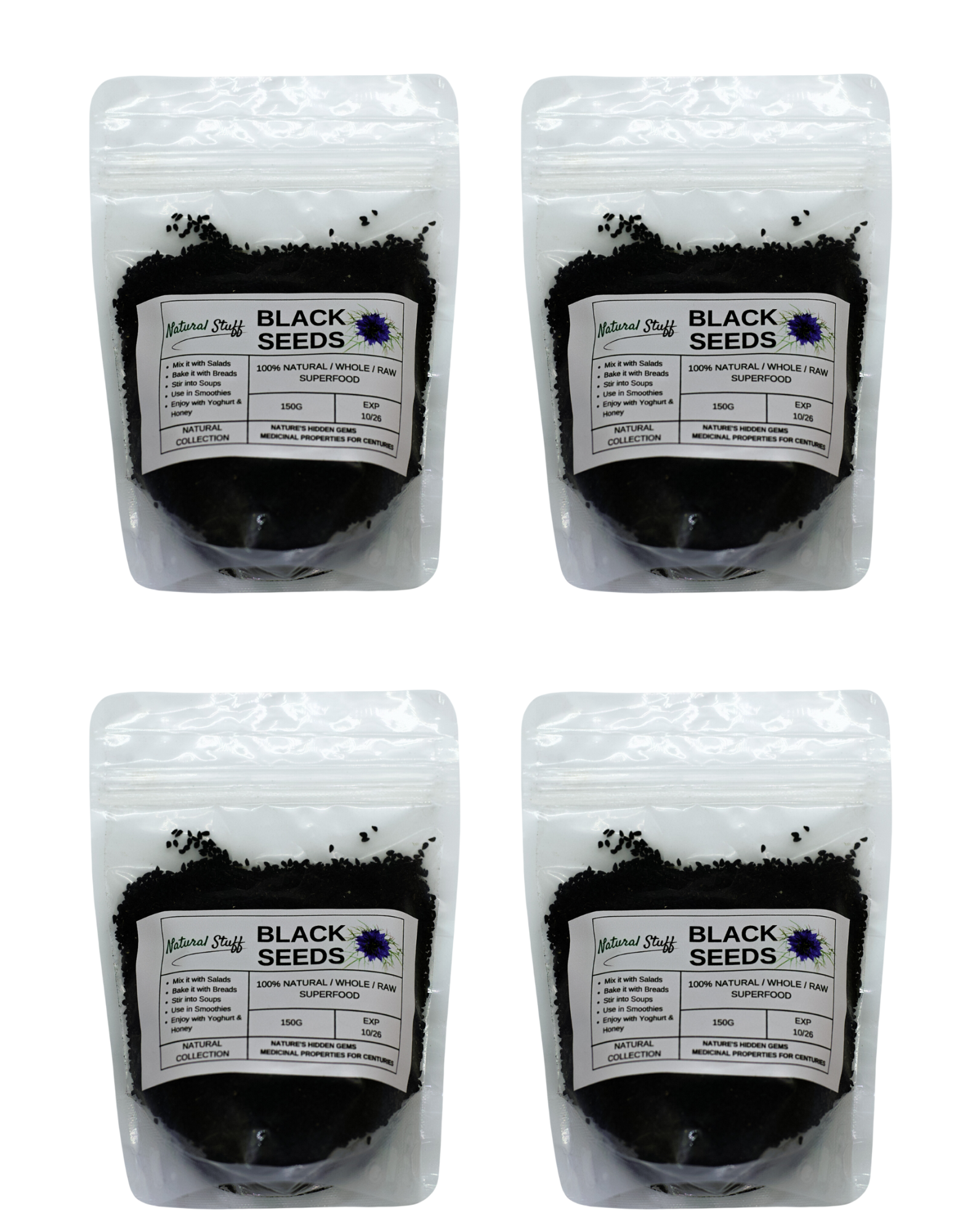 Natural Stuff Premium Quality Black Cumin Seeds 100% Natural 150g