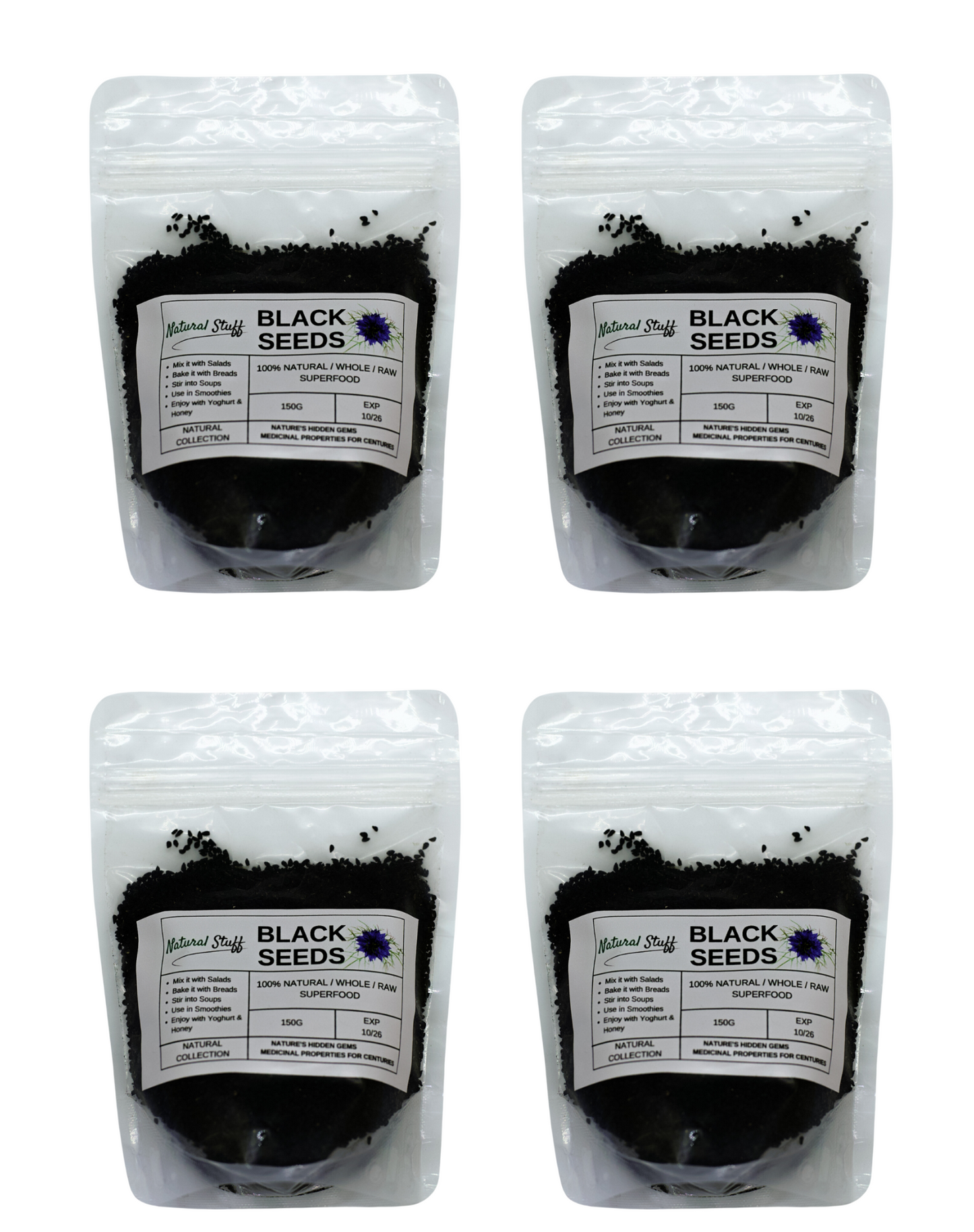 Natural Stuff Premium Quality Black Cumin Seeds 100% Natural 150g