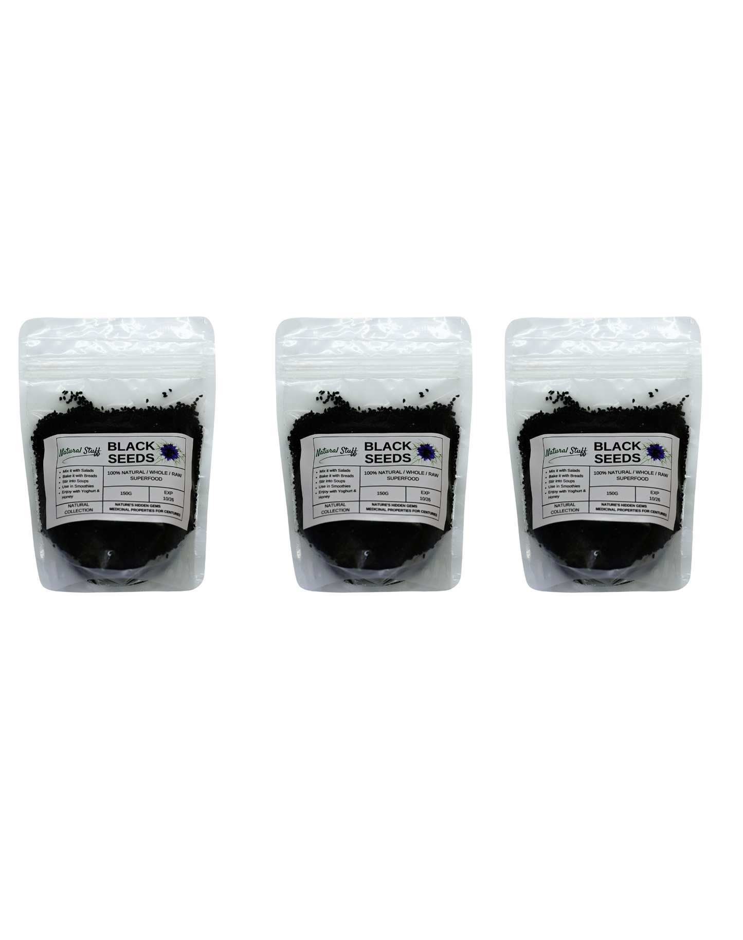 Natural Stuff Premium Quality Black Cumin Seeds 100% Natural 150g
