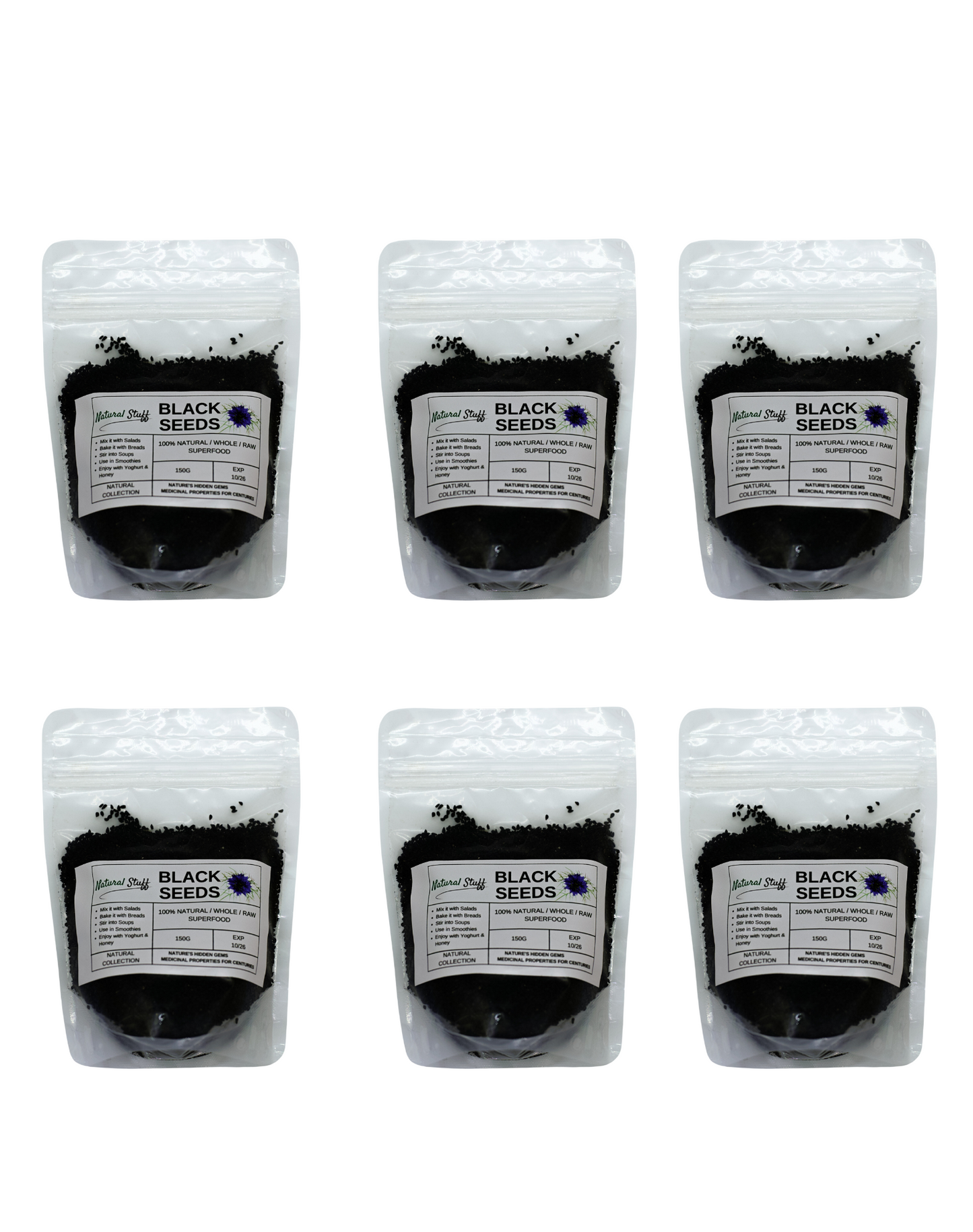 Natural Stuff Premium Quality Black Cumin Seeds 100% Natural 150g