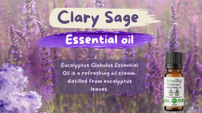 Natural Stuff Pure Clary Sage Essential Oil – Natural & Undiluted - 10ml