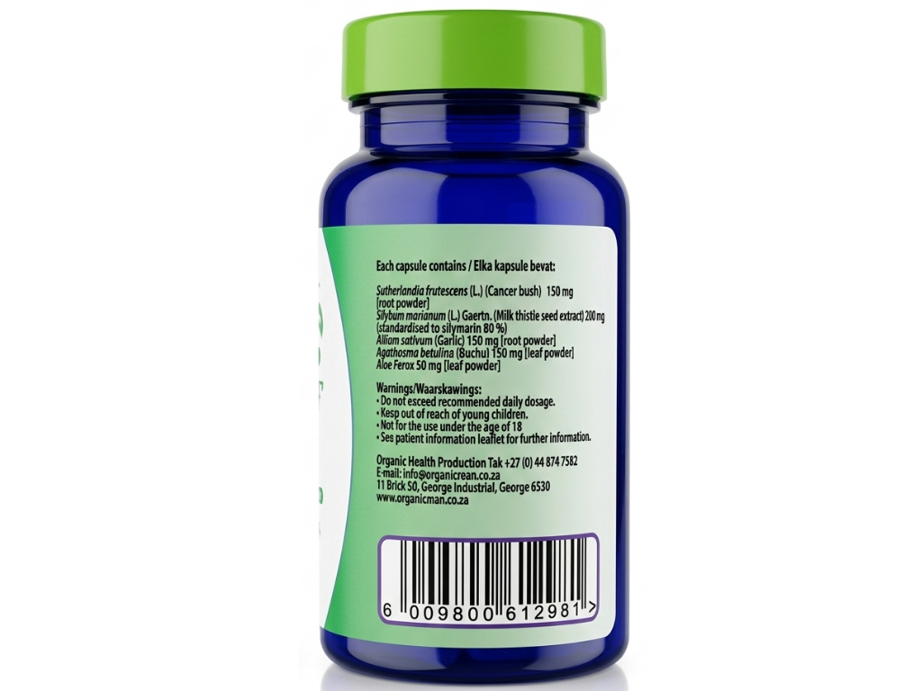 Vitamin supplement bottle with green cap and label on a white background