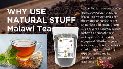 Natural Stuff Malawi Tea 100% Pure Black Tea - 1kg