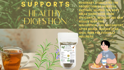 Natural Stuff Dried Rosemary Leaves - Premium Culinary & Herbal Herb