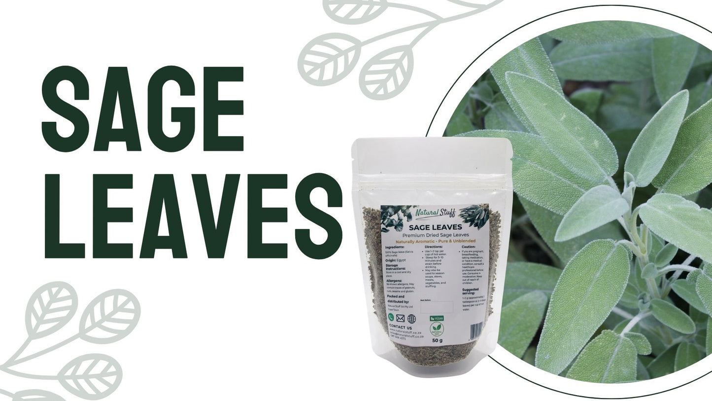 Natural Stuff Sage Leaves – Dried Sage Herb, Pure & Natural