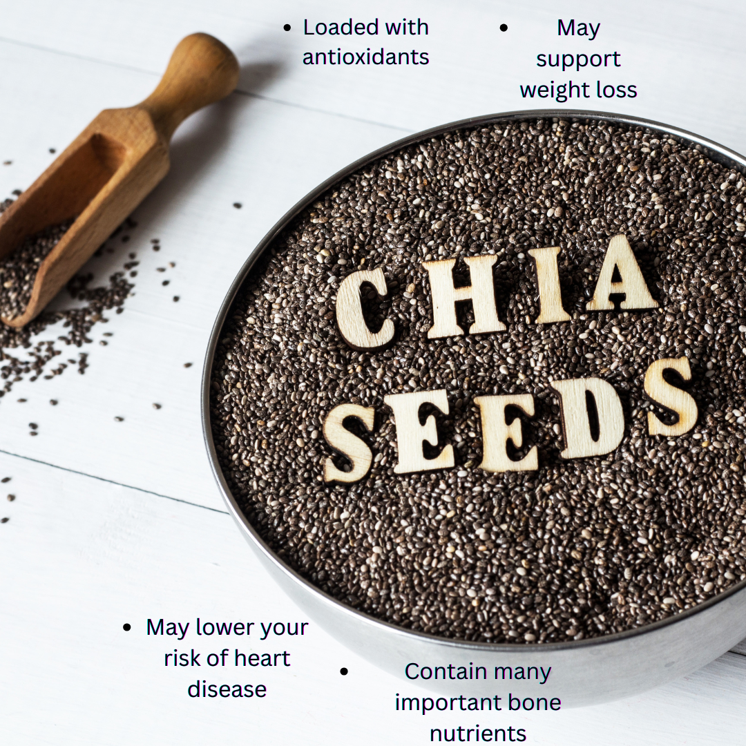 Natural Stuff 100% Pure Chia Seeds - Superfood for Everyday Health