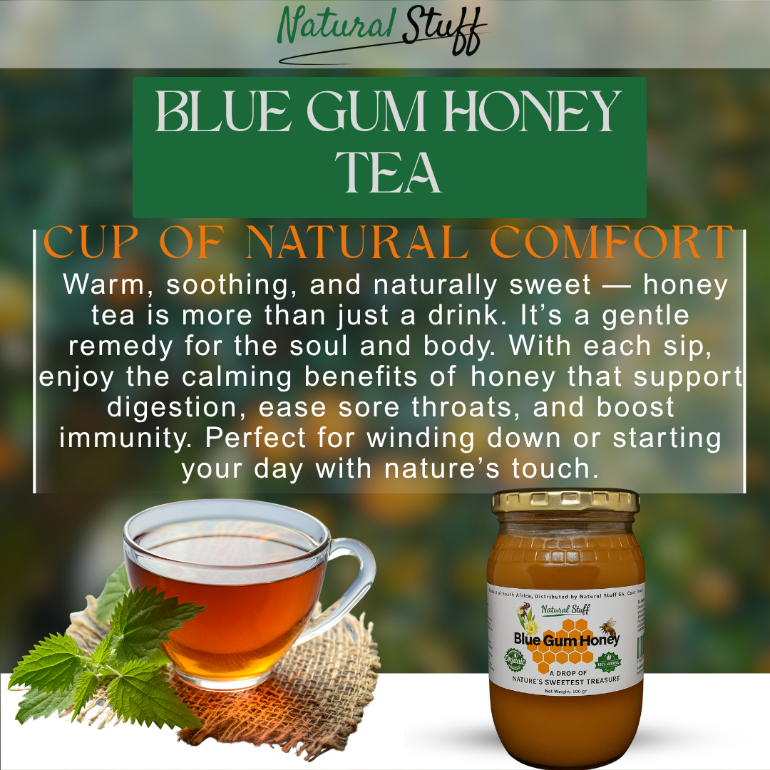 Natural Stuff Premium Blue Gum Honey - 100% Pure Western Cape Honey 500g