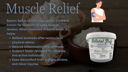 Natural Stuff Epsom Salts - Relax, Soothe & Revitalize