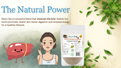 Natural Stuff DETOX & DIGESTIVE TEA Blend 50g