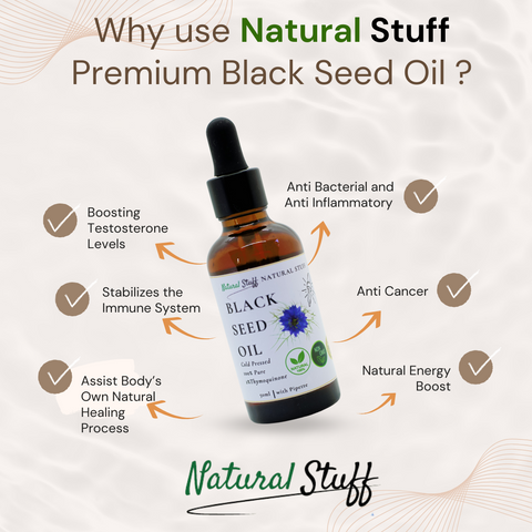 Natural Stuff Premium Black Seed oil 50ml