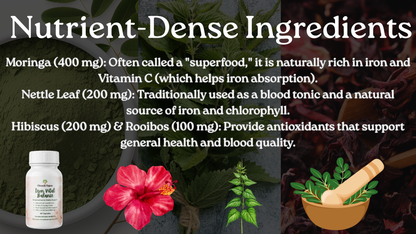 Obviously Organic Iron Vital Balance - Blood Health and Daily Energy