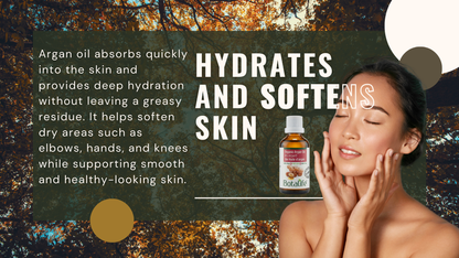 Botalife Organic Argan Oil – 100% Pure Natural Argan Oil for Hair, Skin & Beauty Care