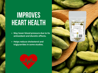 Natural Stuff Premium Whole Cardamom - Fresh, Fragrant, Bold Aroma