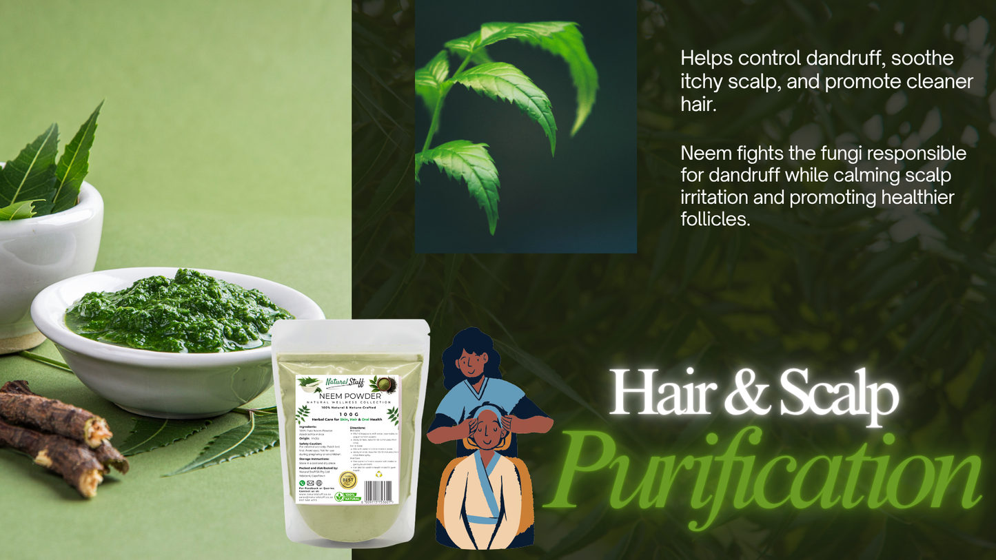Natural Stuff Pure Neem Powder – Natural Skin & Hair Care