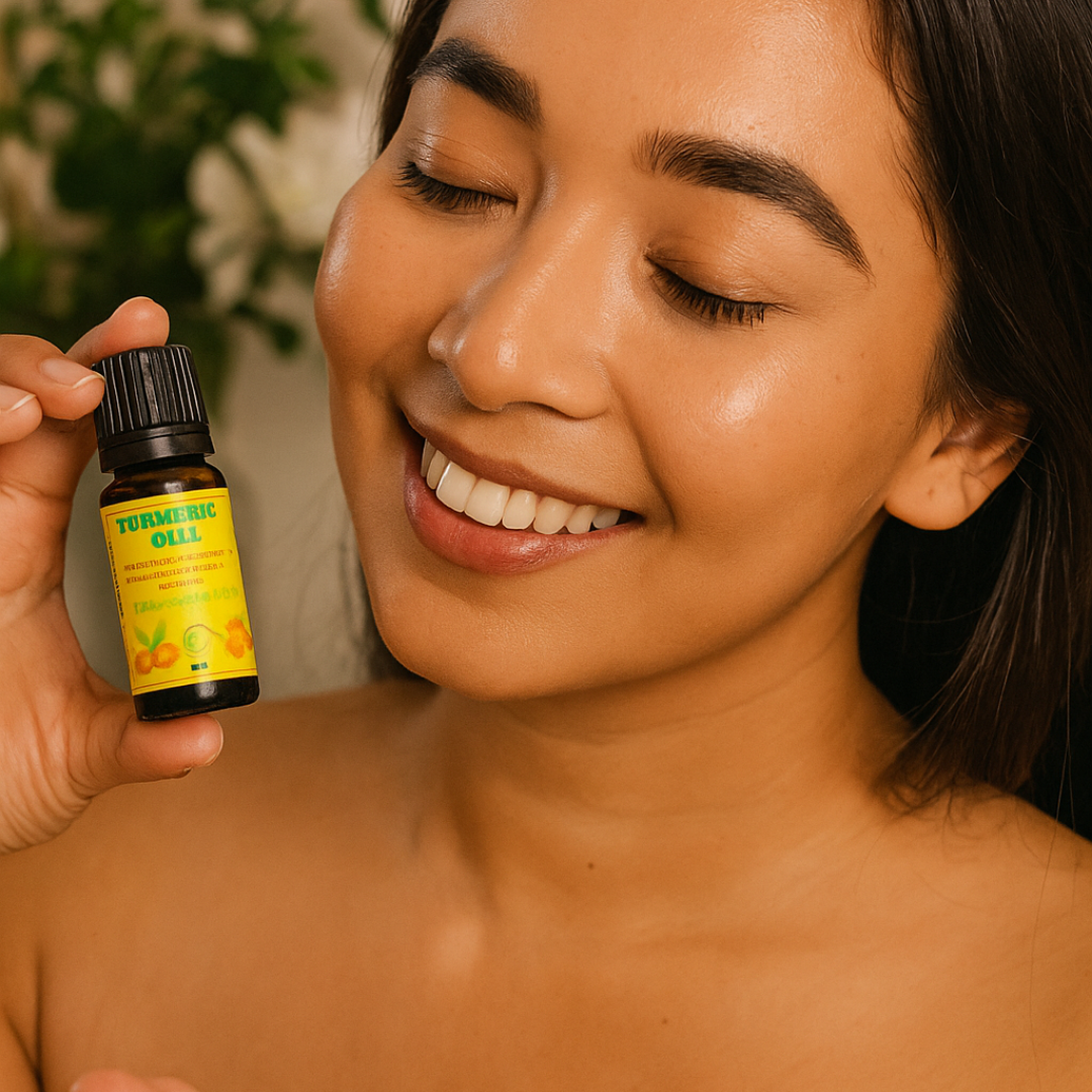 NaturalLife 100% Pure Turmeric Oil - Golden Glow for Hair & Complexion