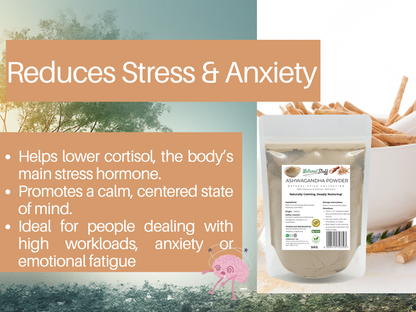 Natural Stuff Ashwagandha Powder Revive Your Energy, Ease Your Mind