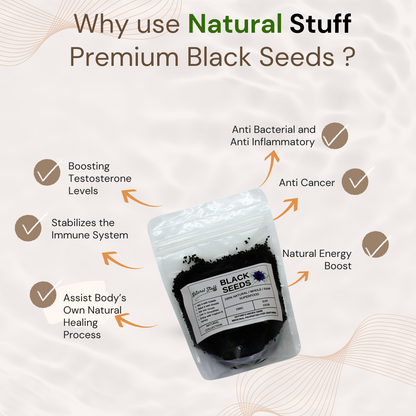 Natural Stuff Premium Quality Black Cumin Seeds 100% Natural 150g