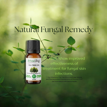 Natural Stuff 100% Pure Tea Tree Essential Oil 10ml – Antimicrobial