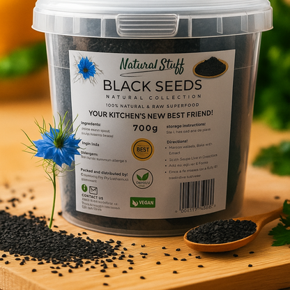 Natural Stuff Premium Quality Black Cumin Seeds 100% Natural 700g