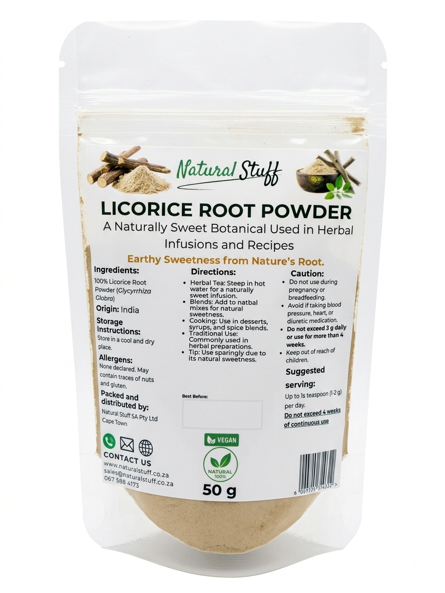 Natural Stuff Licorice Root Powder – Naturally Sweet Traditional Herb