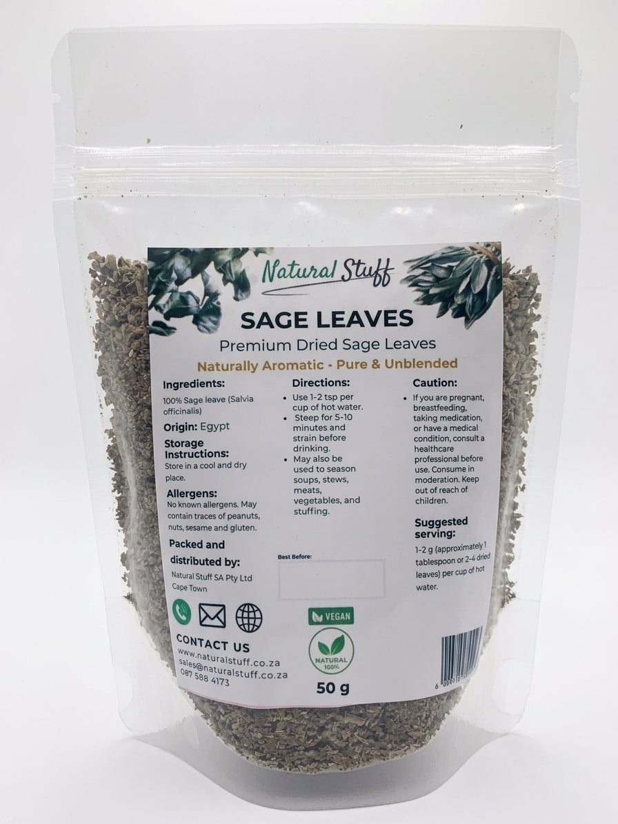 Natural Stuff Sage Leaves – Dried Sage Herb, Pure & Natural