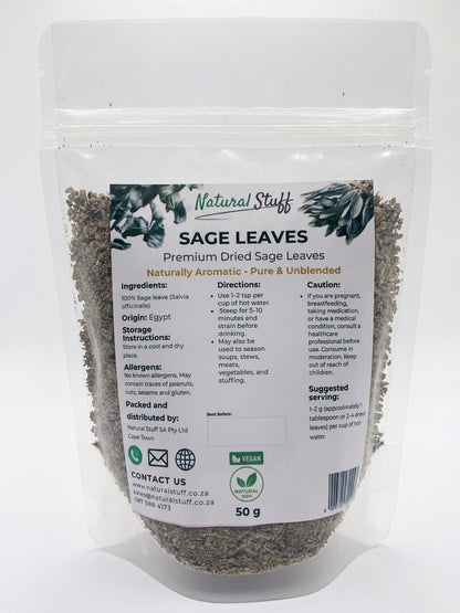 Natural Stuff Sage Leaves – Dried Sage Herb, Pure & Natural