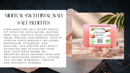 Natural Stuff Glycerine Himalayan Salt Soap - Purify, Hydrate, Rejuvenate
