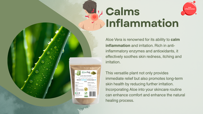 Natural Stuff Aloe Vera Powder - Immune support , Skin & Hair Revitalising