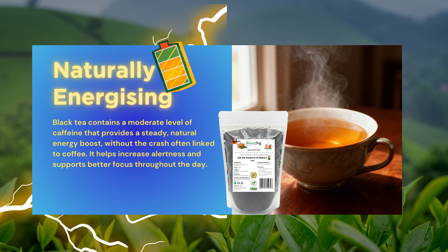 Natural Stuff Malawi Tea 100% Pure Black Tea - 1kg