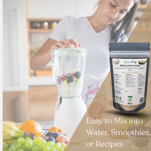 Natural Stuff Psyllium Husk – Natural Fibre for Digestive Wellness