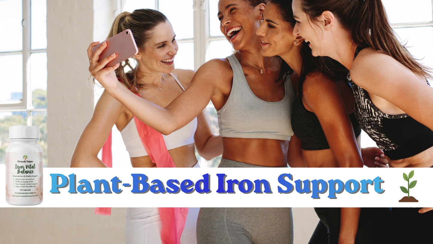 Obviously Organic Iron Vital Balance - Blood Health and Daily Energy