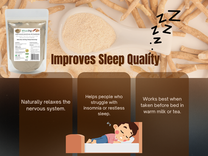 Natural Stuff Ashwagandha Powder Revive Your Energy, Ease Your Mind