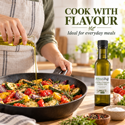 Natural Stuff Extra Virgin Olive Oil 250ml – Cold-Pressed Turkish EVOO