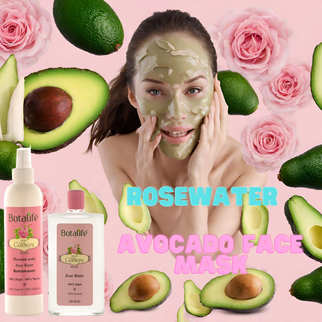 Botalife Natural Rose Water (200ml Glass Bottle)