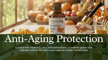 Anti-aging protection pumpkin seed oil