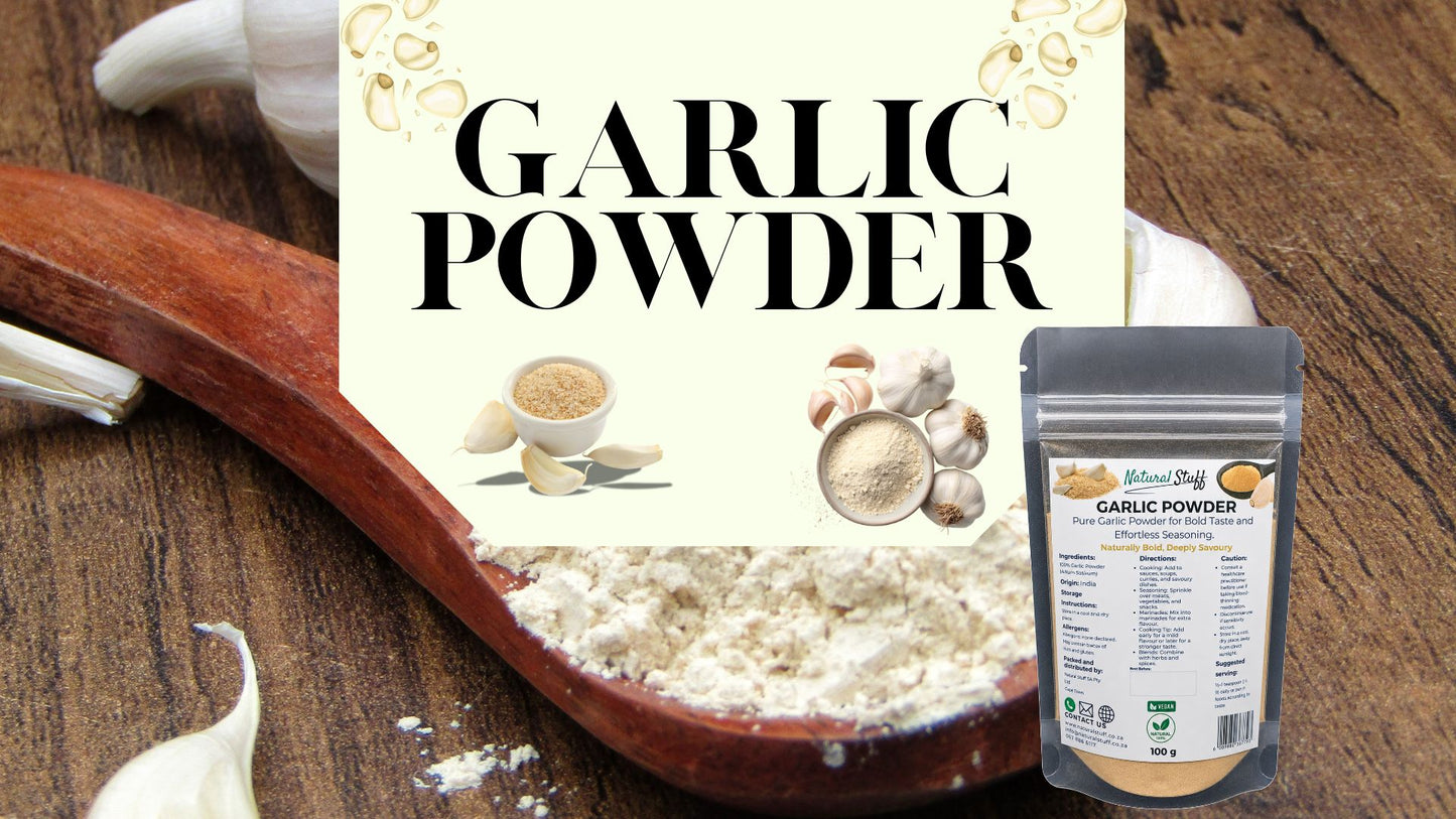 Natural Stuff Garlic Powder – Pure Flavour & Natural Goodness