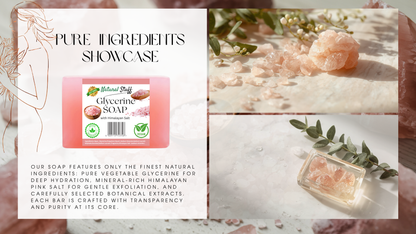 Natural Stuff Glycerine Himalayan Salt Soap - Purify, Hydrate, Rejuvenate