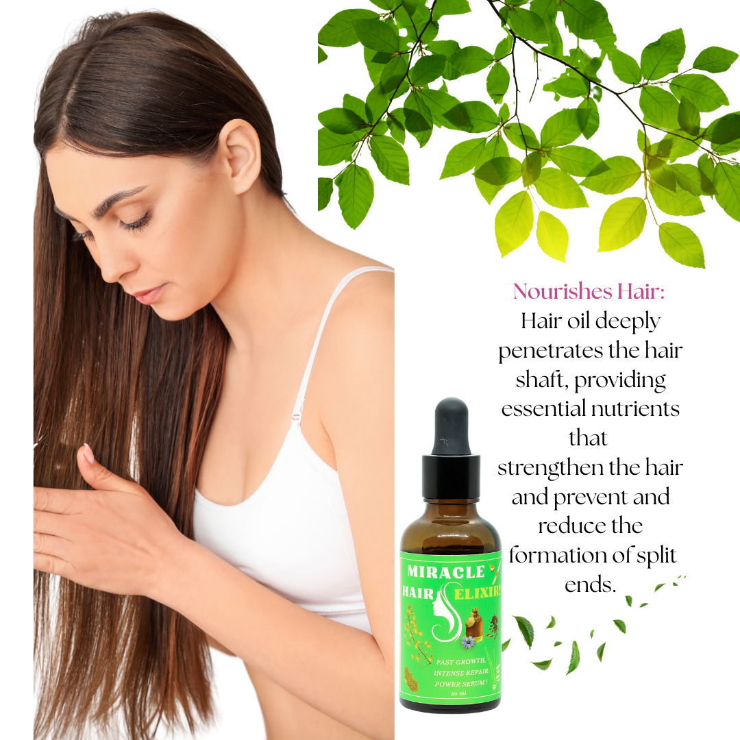 NaturalLife Miracle Hair Growth Oil Scalp Relief, Fast Hair Growth & Shine!
